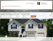 Tablet Screenshot of bismarckmandanhouses.com